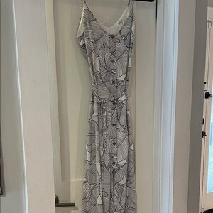 Sienna Sky Palm Patterned Dress
